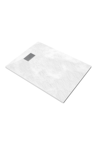 Receveur avec grille linéaire Stone 2 - 90 x 120 x 2,6 cm