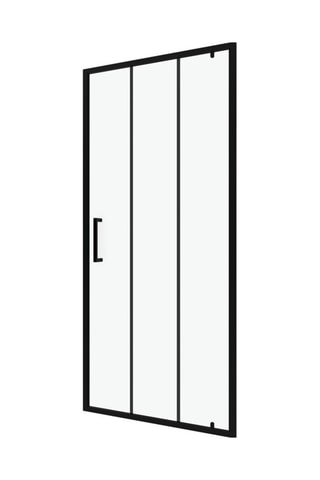 Porte de douche pivotante en verre trempé Factorx - 90 x 200 cm