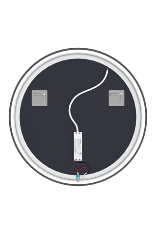 Miroir de salle de bain rond avec éclairage LED