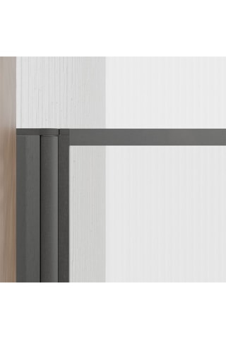 Pare baignoire 3-en-1 Dark Edge - Gris - 130 x 75 cm