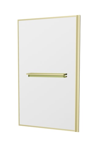 Pare baignoire Golden Edge Shelf - Doré - 130 x 75 cm