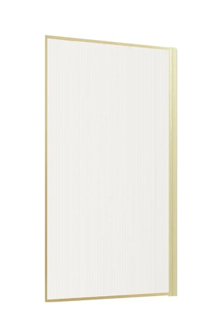 Pare baignoire Golden Edge Ondulé - Doré - 140 x 80 cm