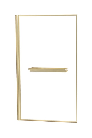 Pare baignoire Golden Edge Shelf - Doré - 140 x 80 cm