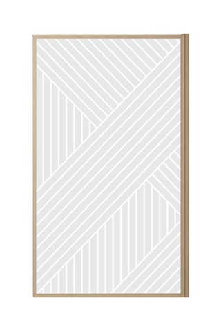 Pare baignoire Hinata - Imitation bois - 140 x 80 cm