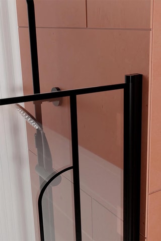 Pare baignoire Gatsby - Noir - 140 x 80 cm