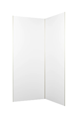 Ensemble panneaux muraux douche Wall'It - Blanc - 90 x 210 cm