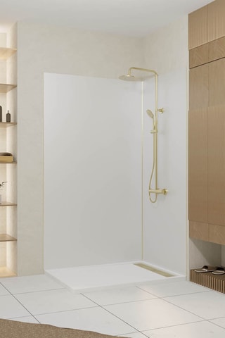 Ensemble panneaux muraux douche Wall'It - Blanc - 90 x 210 et 120 x 210 cm
