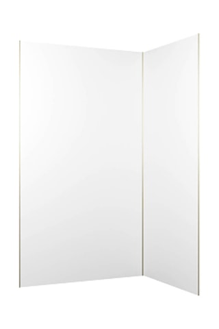 Ensemble panneaux muraux douche Wall'It - Blanc - 90 x 210 et 120 x 210 cm