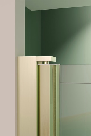 Porte de douche Saloon - Doré