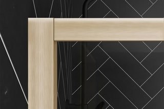 Paroi de douche Edge - Doré