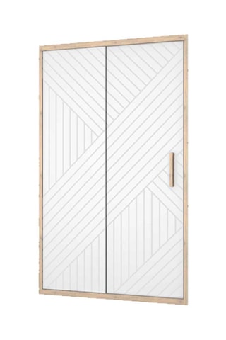 Porte de douche coulissante Japandi - Doré