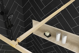 Paroi de douche Edge - Doré