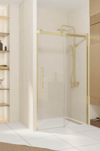 Porte de douche Rolling - Doré