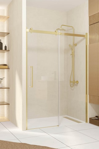Porte de douche Rolling - Doré