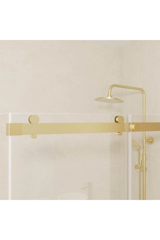 Porte de douche Rolling - Doré