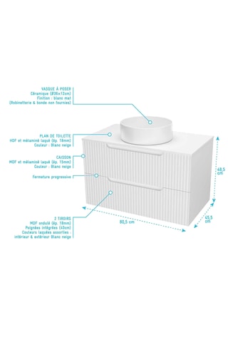 Ensemble de salle de bain Léon - 3 pièces