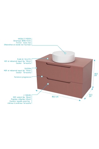 Ensemble de salle de bain Léon - 3 pièces