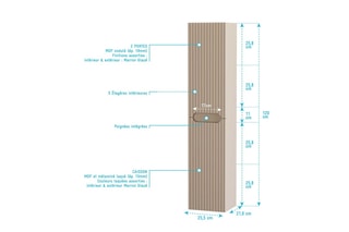 Ensemble de salle de bain Léon - 3 pièces