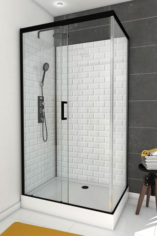 Cabine de douche Metro - 80 x 110 x 219-230 cm
