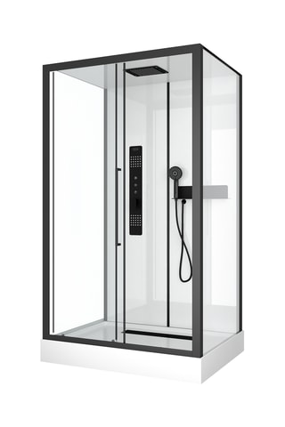 Cabine de douche Factory 2 Indus - 90 x 115 x 217 cm