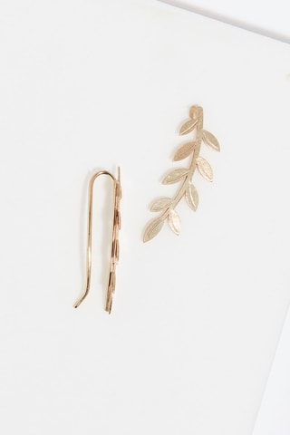 Oorbellen Feuilles dorées Geelgoud