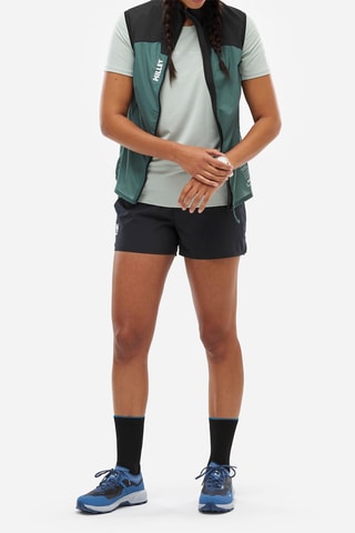 Veste sans manches de trail Intense - Vert foncé et noir