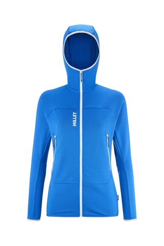 Veste polaire Fusion Grid - Bleu électrique