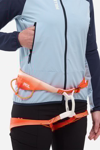 Veste à capuche Fusion - Ciel et bleu marine