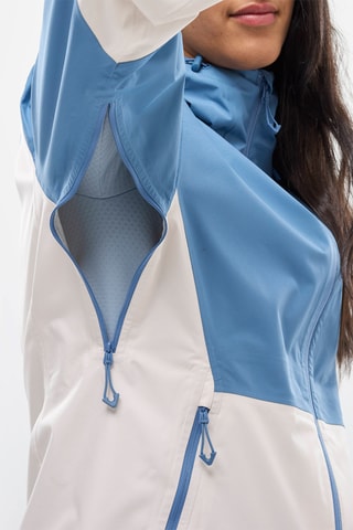 Veste à capuche Fitz Roy - Blanc et bleu clair