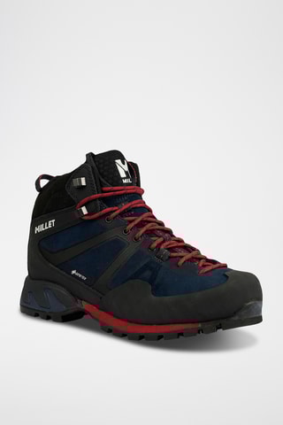 Chaussures d’alpinisme en croûte de cuir Super Trident - Noir