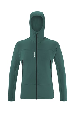 Veste polaire à capuche Fusion - Vert foncé 