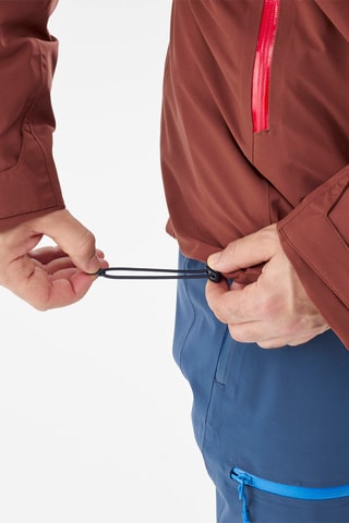 Veste de ski Atna - Rouge brique et bleu marine