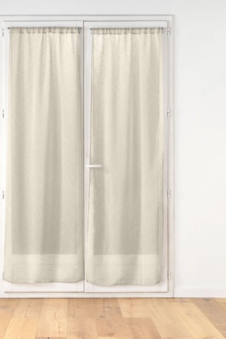 2 voilages Carlin - Ecru - 2 x 70 x 200 cm
