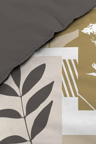 Parure de draps en coton Utopia - Ecru, noir et doré