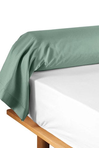 Taie de traversin en coton 57 fils/cm² Lina - Sauge