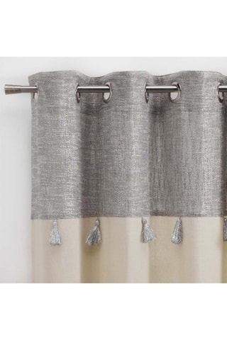 Rideau New Sultan - Crème et gris - 140 x 240 cm