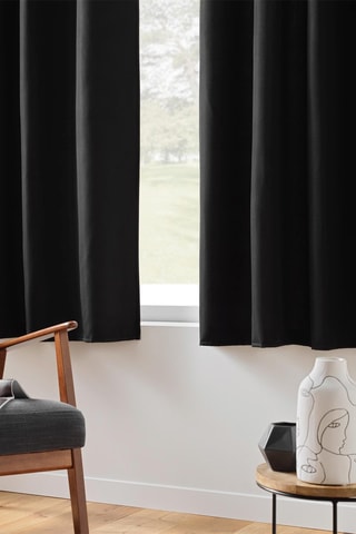 Rideau Micropolar - Noir - 135 x 185 cm