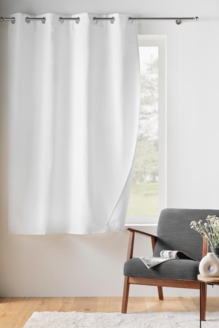 Rideau Micropolar - Blanc - 135 x 185 cm