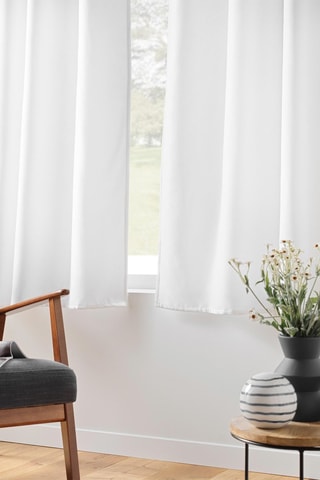 Rideau Micropolar - Blanc - 135 x 185 cm