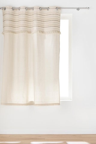 Rideau Atlas - Beige - 140 x 180 cm