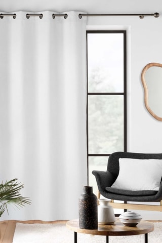 Rideau Java - Blanc - 140 x 260 cm
