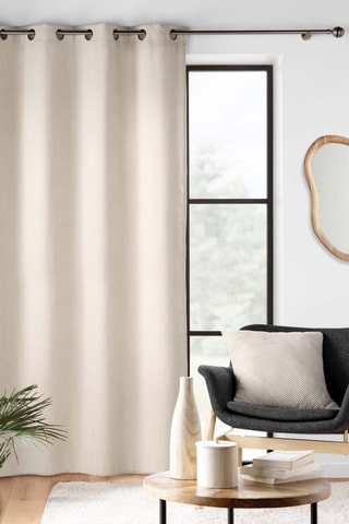 Rideau Java - Beige - 140 x 260 cm