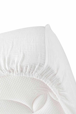 Drap-housse Angelia - Blanc