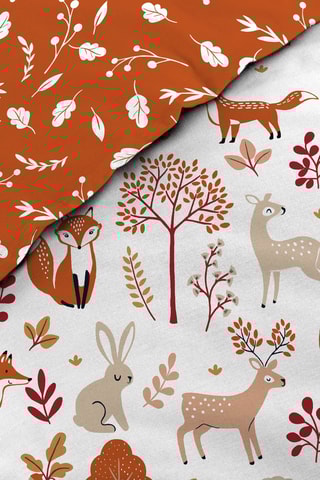 Conjunto de edredão reversível Roxy2 - Laranja