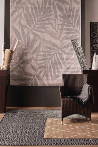 Tapis Palmyre - Gris et écru