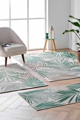 Tapis Joao - Vert et beige