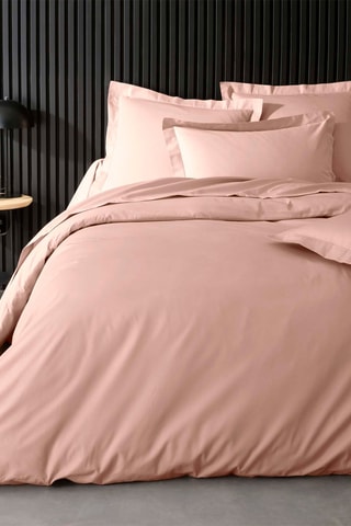 Housse de couette en percale de coton 78 fils/cm² Percaline - Rose