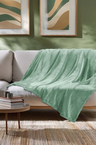 Manta Flanou - Sálvia - 180 x 220 cm