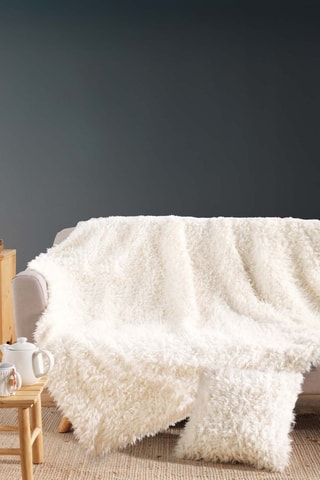 Plaid Mouton - Blanc - 220 x 240 cm