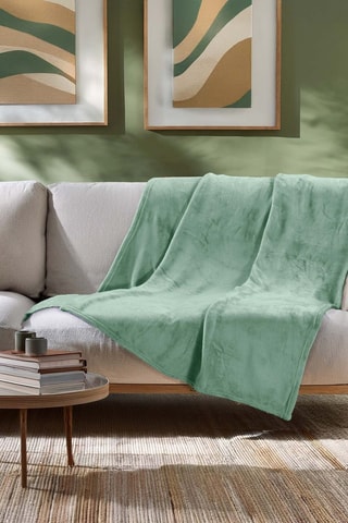 Manta Flanou - Sálvia - 125 x 150 cm